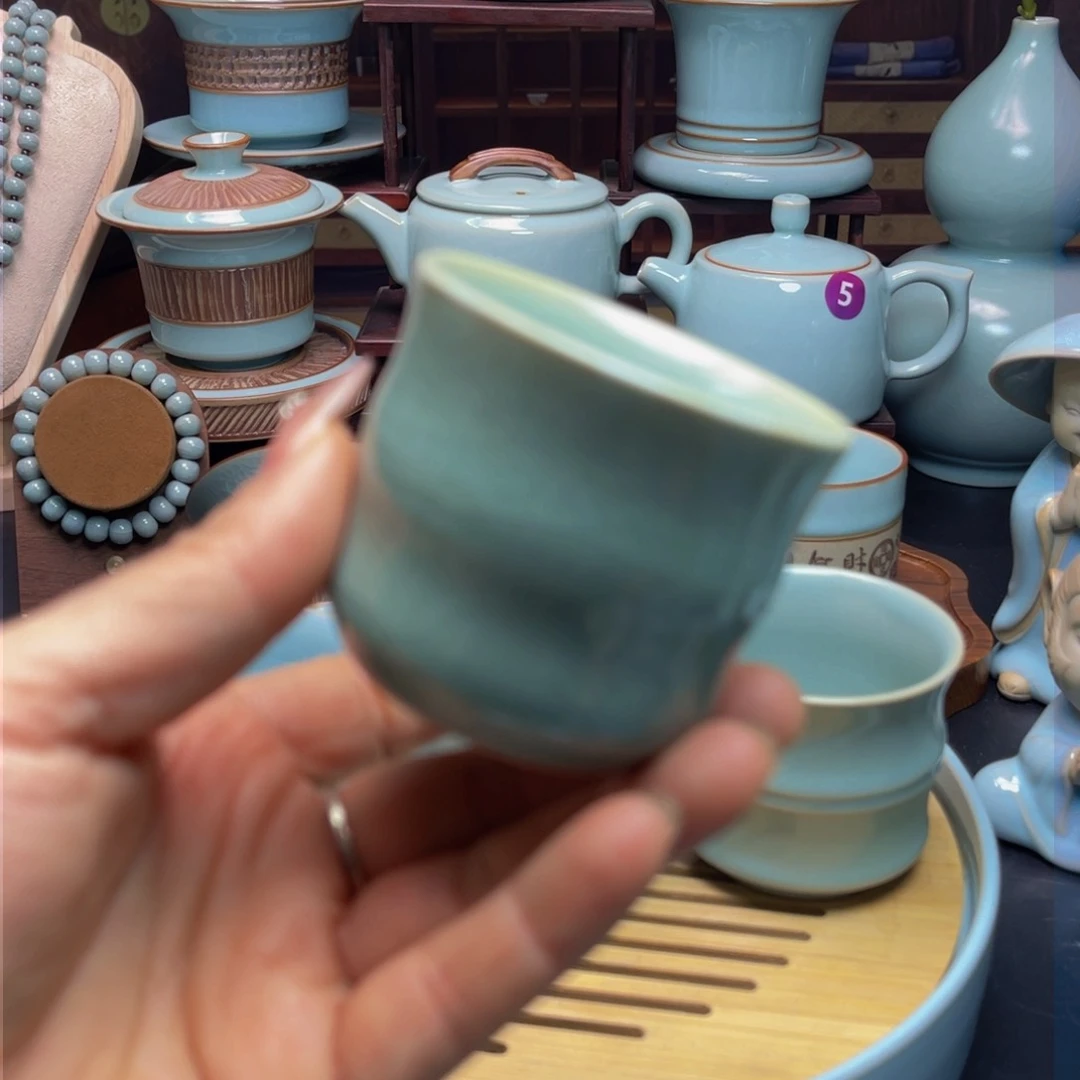 【闪购商品】壶瓷汝州单壶，壶，壶，杯，杯