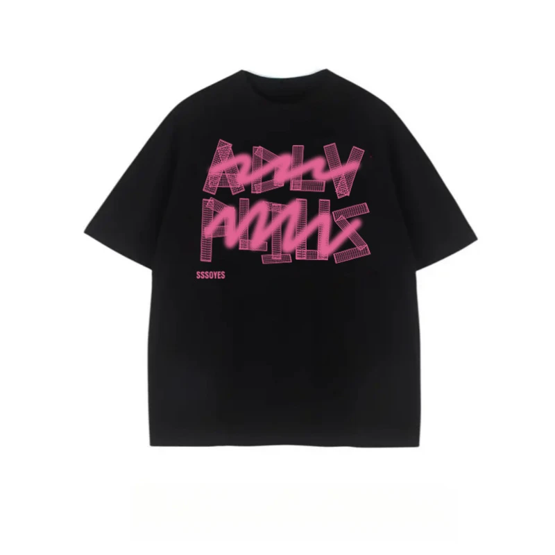 300斤加大码潮牌时尚设计感字母纯棉短袖男女夏季oversize宽松t恤