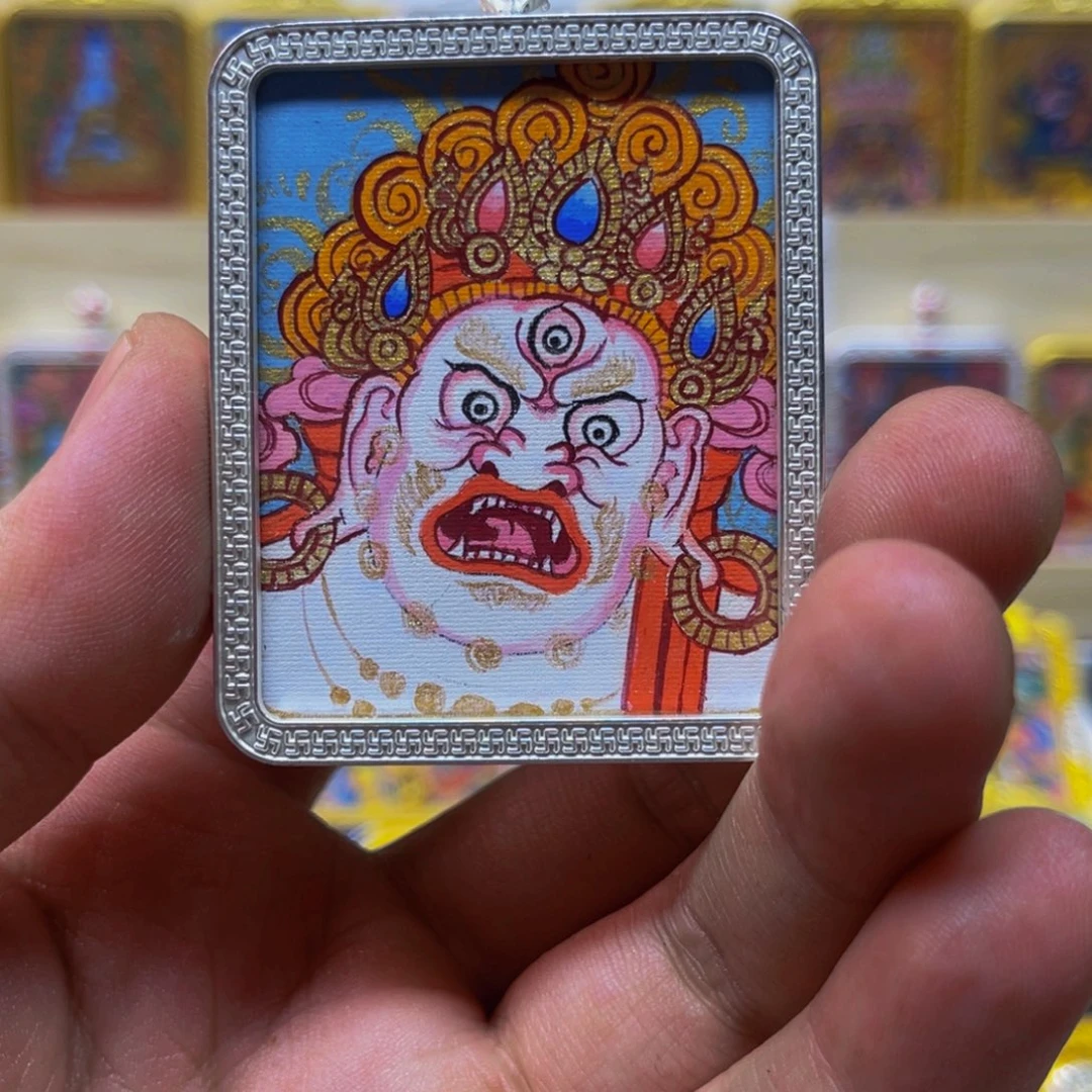 吊坠白财神面首福利品