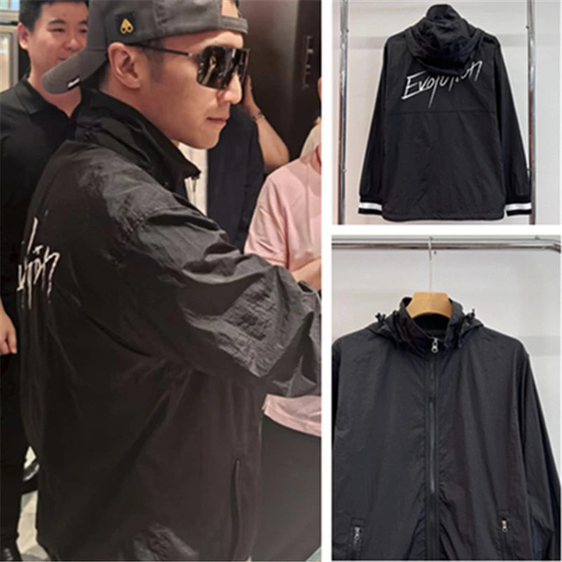 演唱会霆锋同款应援风衣evolution秋季连帽户外开衫长袖休闲上衣