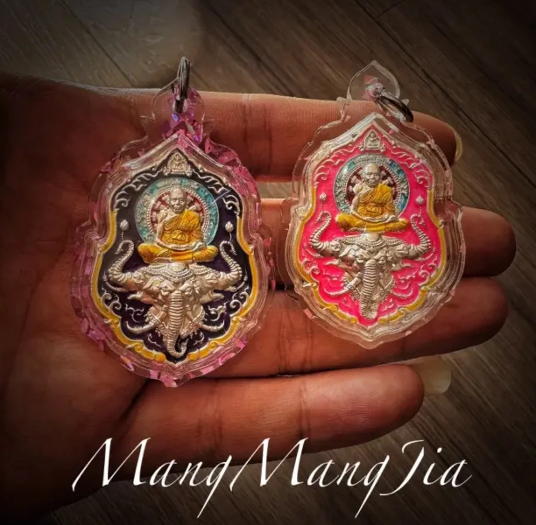 铜合金吊坠 红色黄色挂坠素林府LP亨自身骑象吊坠