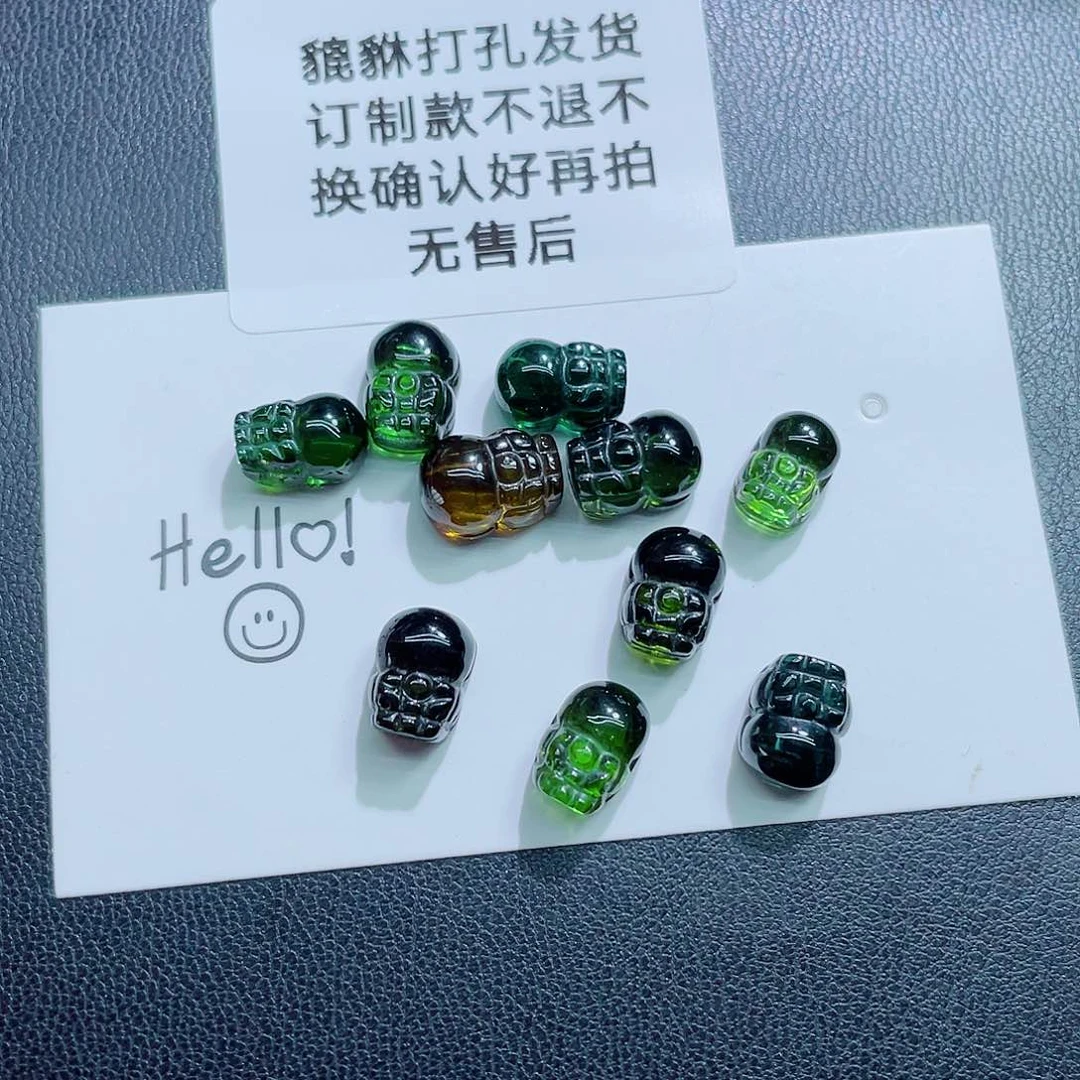 未镶嵌颈饰碧玺定制款发货不退货