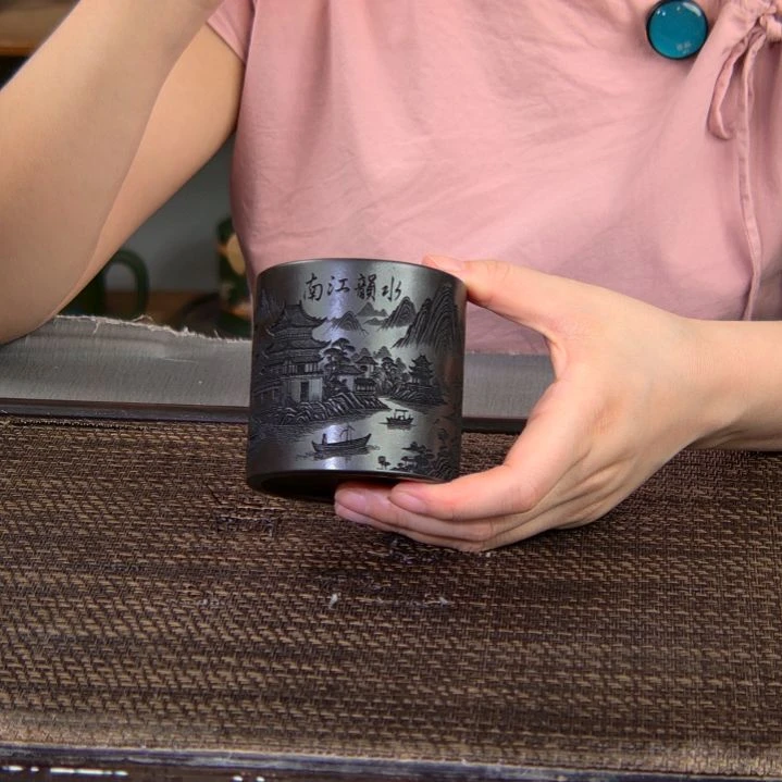 茶杯紫砂高货放漏