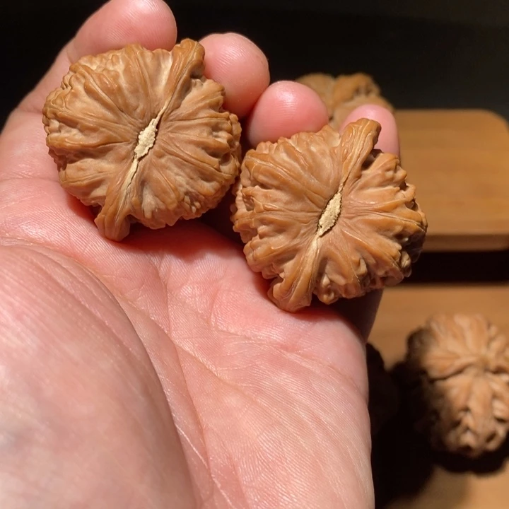 文玩核桃吊坠白狮子39