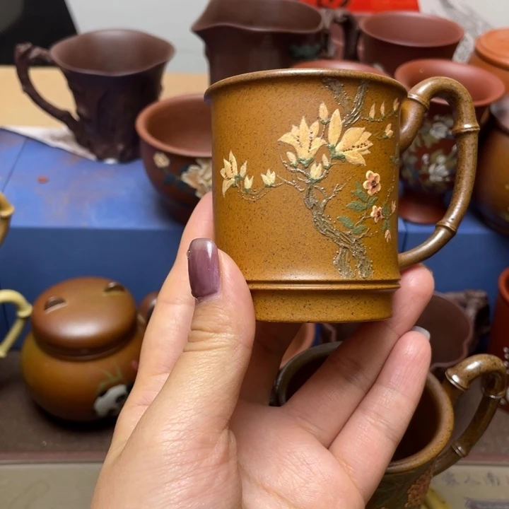 紫砂茶杯紫砂主人杯