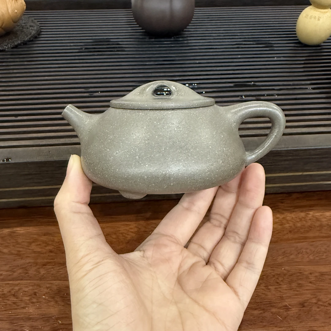 【景舟石瓢•黄龙山松花段泥】150cc半手工紫砂壶