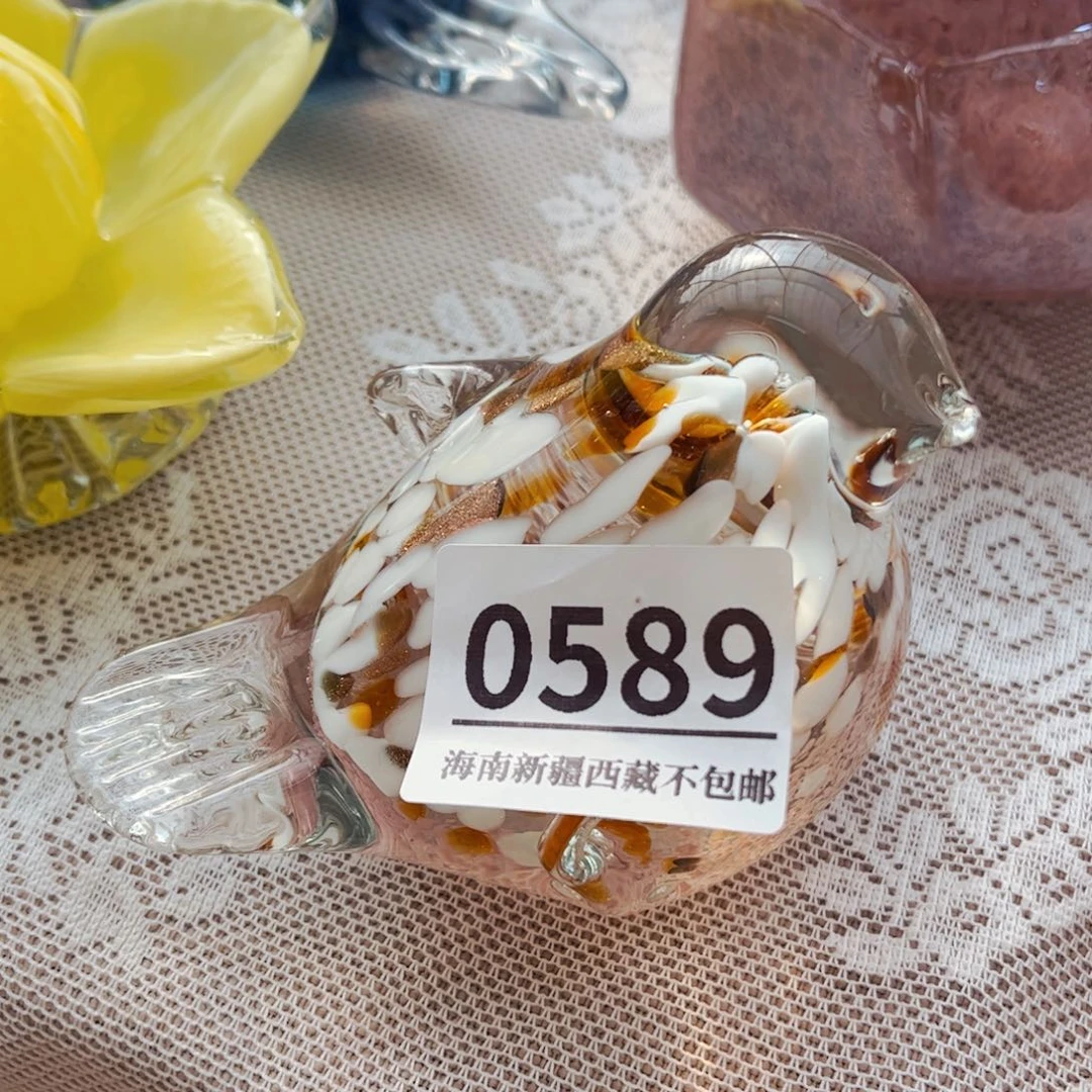 琉璃0589 家悦美居琉璃摆件花瓶