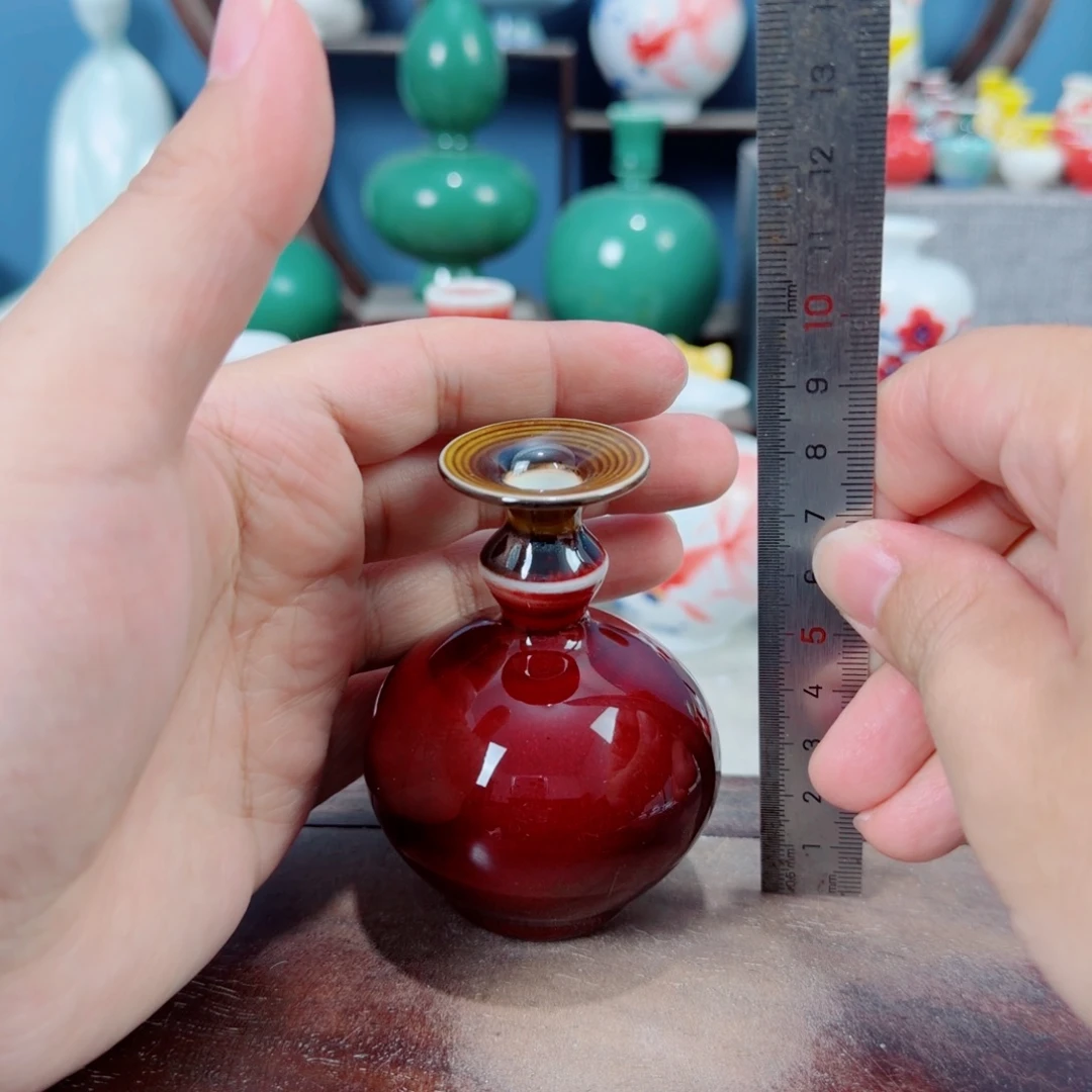 陶瓷手工小花器摆件