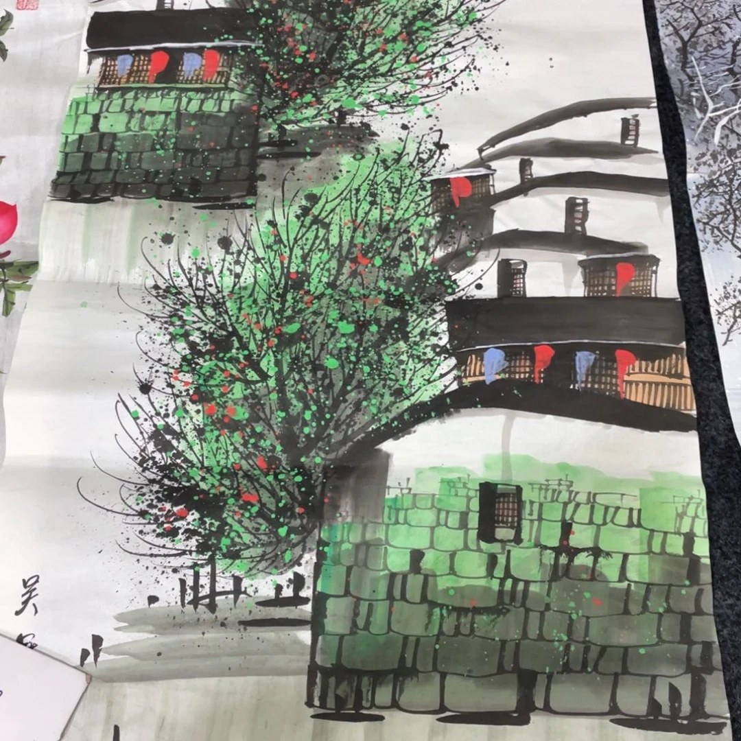 国画国画作品画心画画一张
