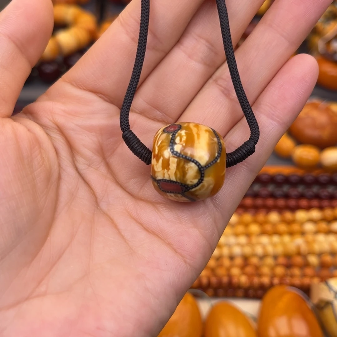 蜜蜡银S925镶嵌裸石蜜蜡X