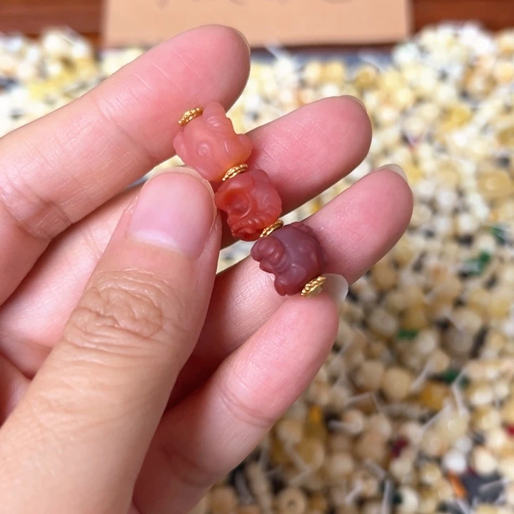 南红玛瑙未镶嵌10mm一组