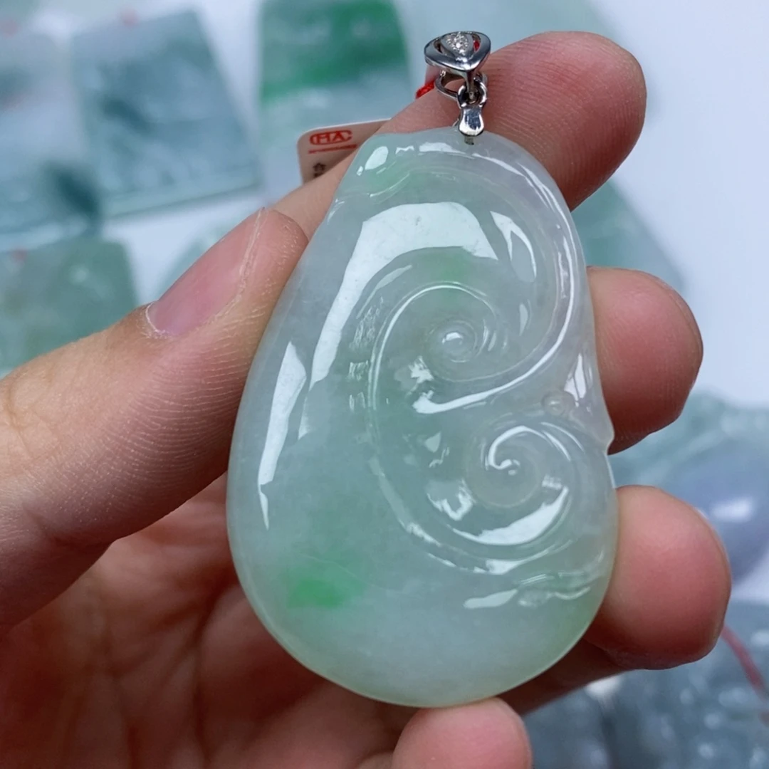颈饰未镶嵌翡翠啊****啊吊坠