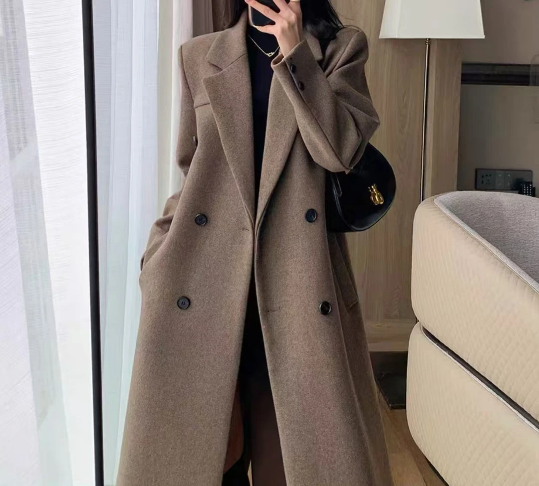 1001-1200秋冬季单面呢子大衣女士外套（请勿乱拍对应编码下单）