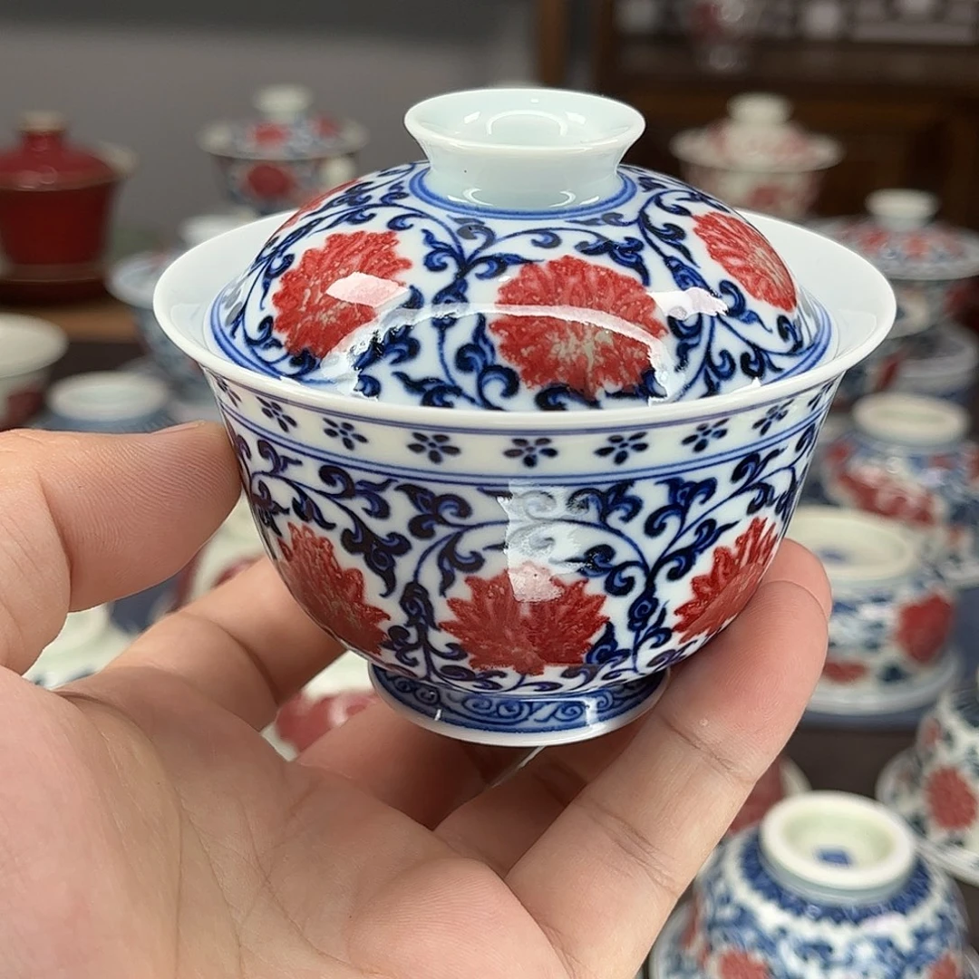 陈***n景德镇陶瓷青花釉里红