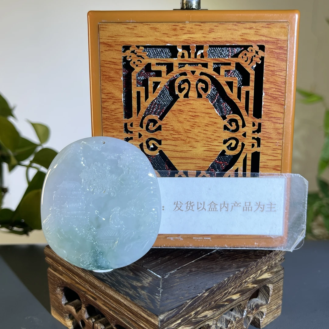 JCA08-107H 天然缅甸A货翡翠