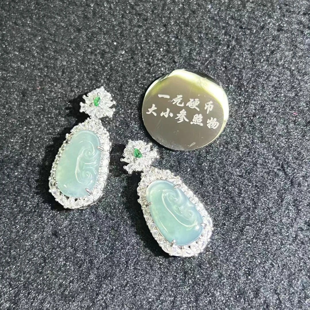 AT5428【任会长珠宝】翡翠如意吊坠-配链-多样性只发一件