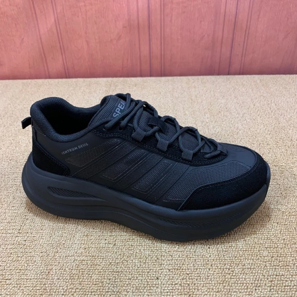 广州秋季新款纯皮配科技布男鞋！S3040-1