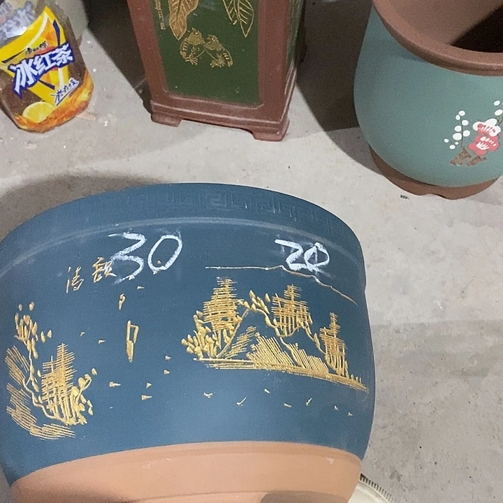 紫砂花盆紫砂花盆