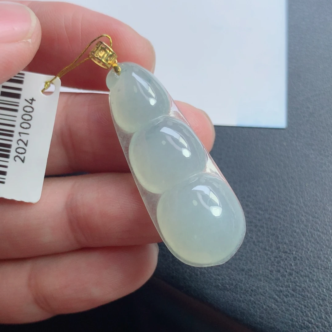 颈饰未镶嵌翡翠福豆