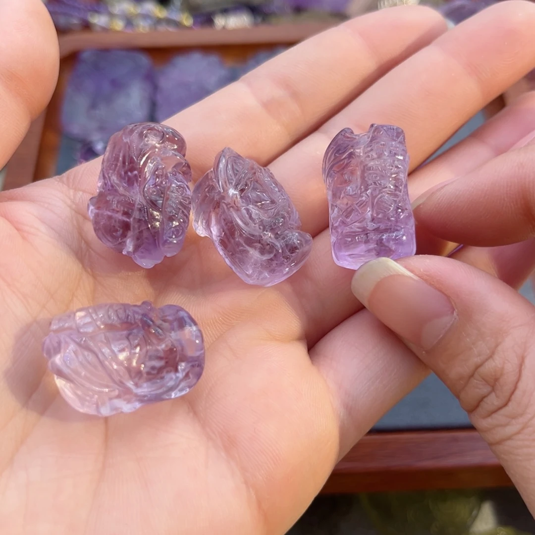 水晶颈饰银S925镶嵌紫水扎基拉姆28