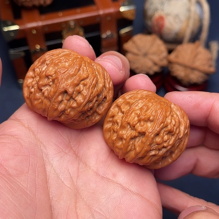 文玩核桃把件39磨盘