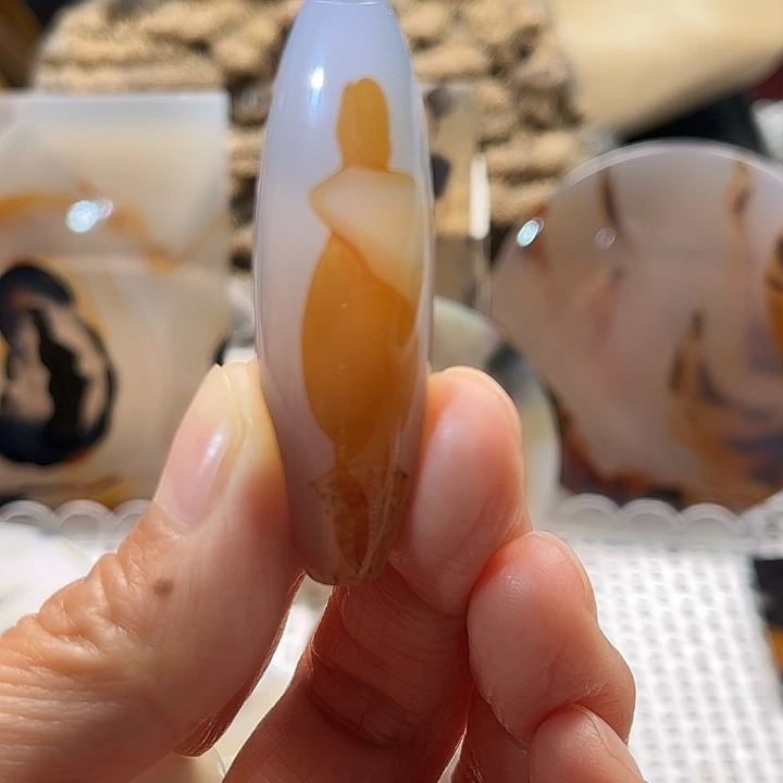 玛瑙/玉髓未镶嵌吊坠(不含链)