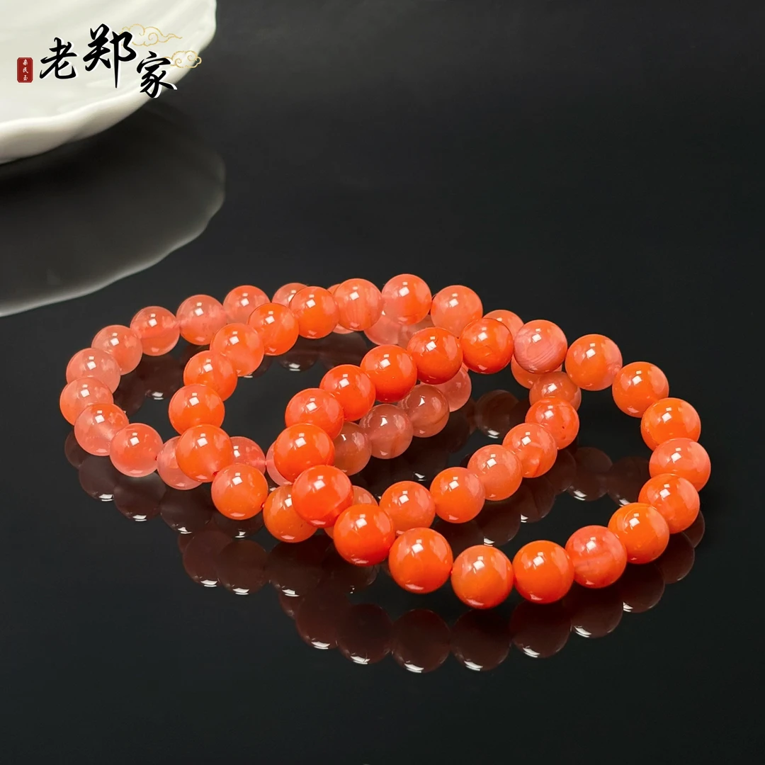 【老郑家】南红玛瑙手串 多样性发1件 约10mm