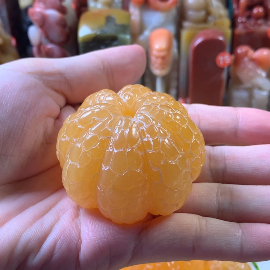 【闪购商品】寿山石夜***声寿山石纯手工雕刻