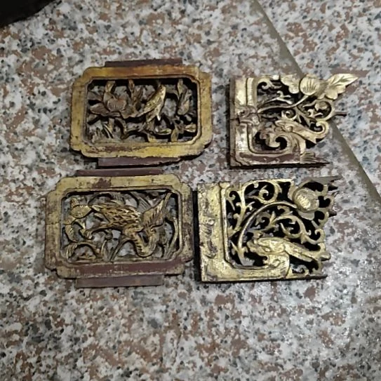 一线下乡收获清代老木雕花板