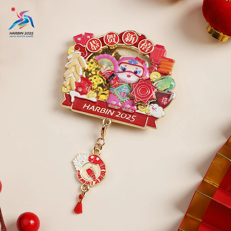 妮妮节日换装主题冰箱贴-春节