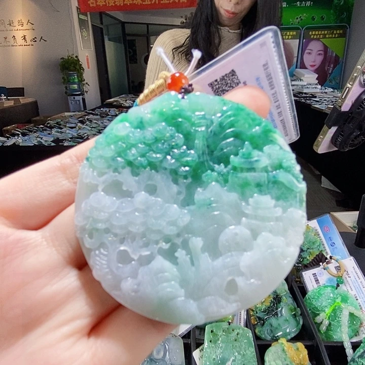 颈饰未镶嵌翡翠翡翠