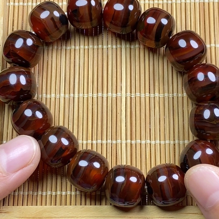 上****玛瑙/玉髓未镶嵌手链