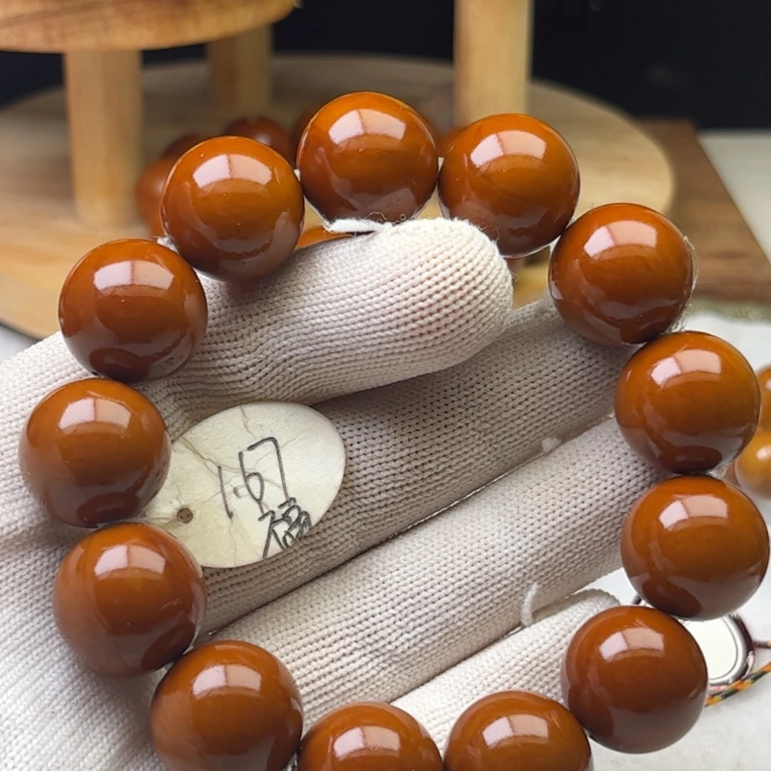 橄榄核手串/手链牧****园1.67福利花、13颗