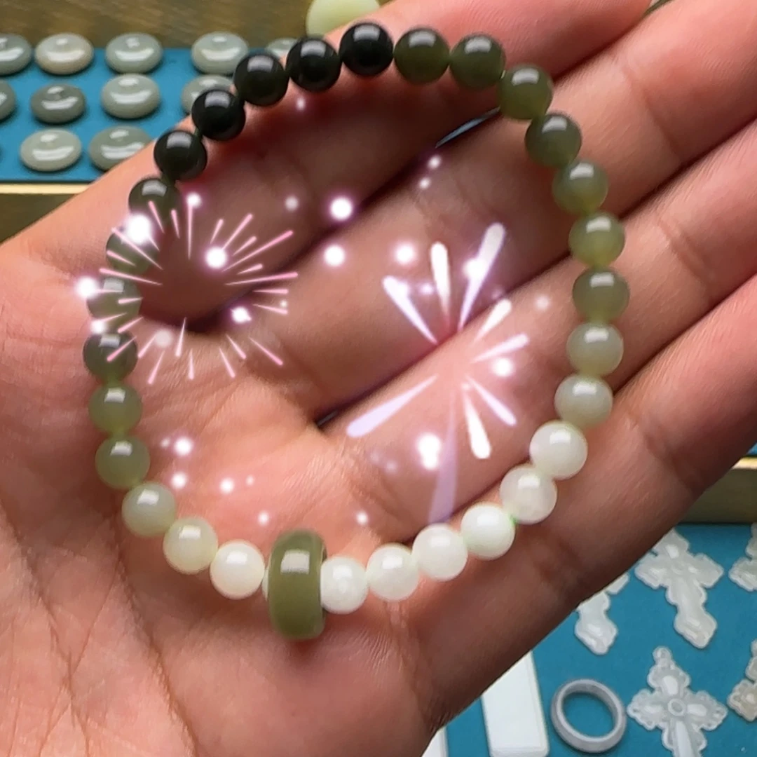 和田玉（糖玉）未镶嵌手链