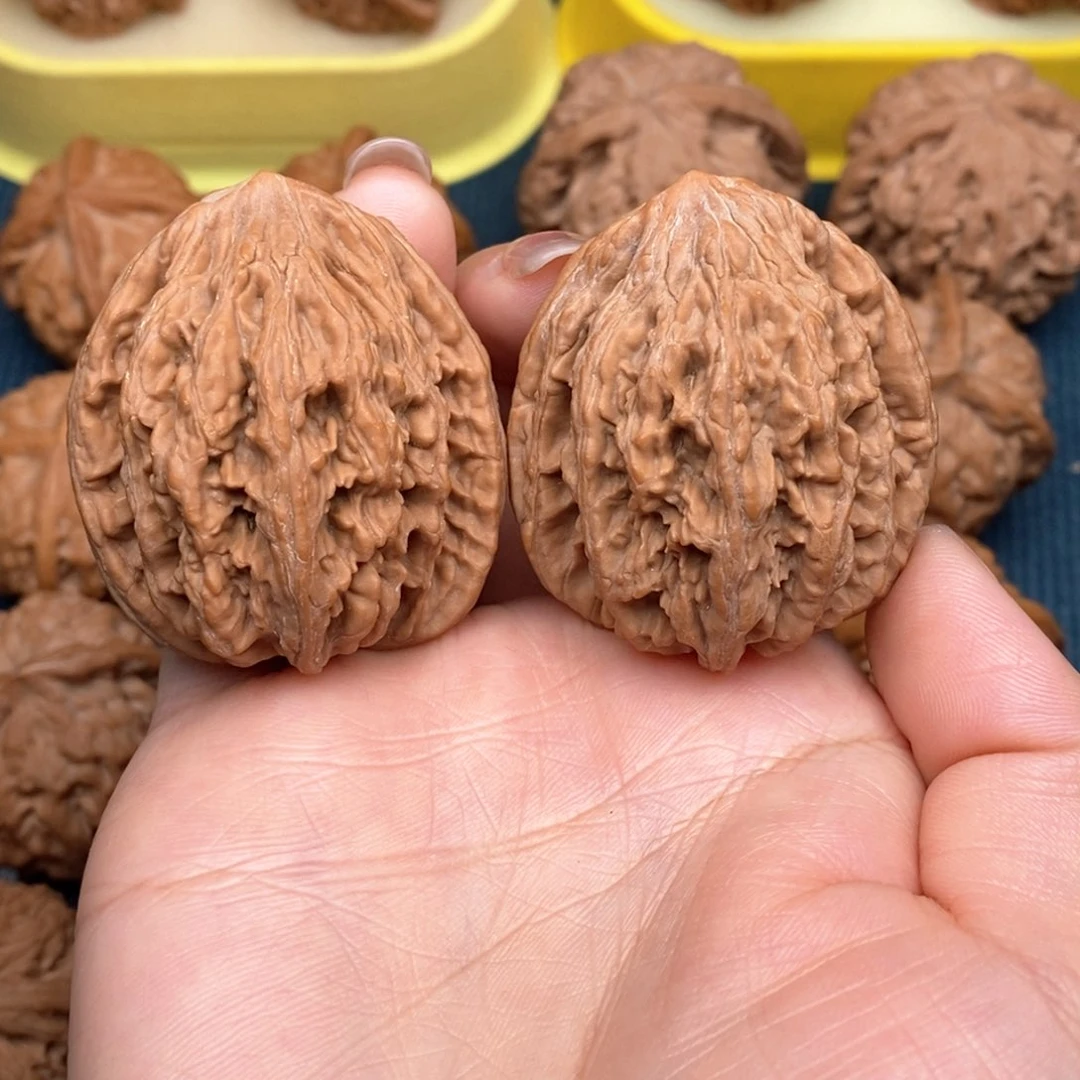 吊坠文玩核桃虎头40