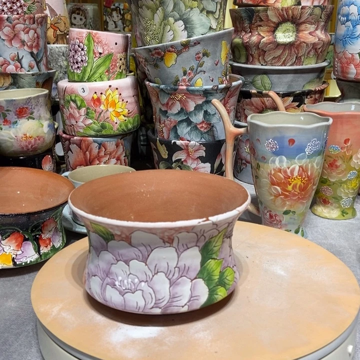 景德镇艺术手绘作品