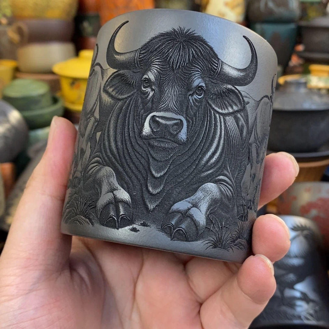 紫砂公道杯宜兴全手工紫砂杯