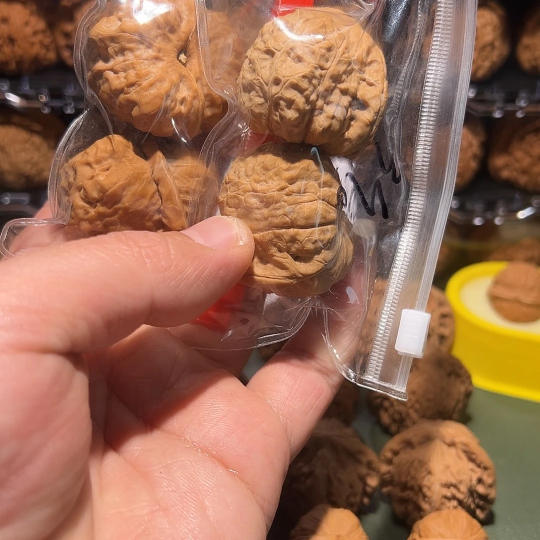 旧***物吊坠文玩核桃22对蛤蟆南瓜