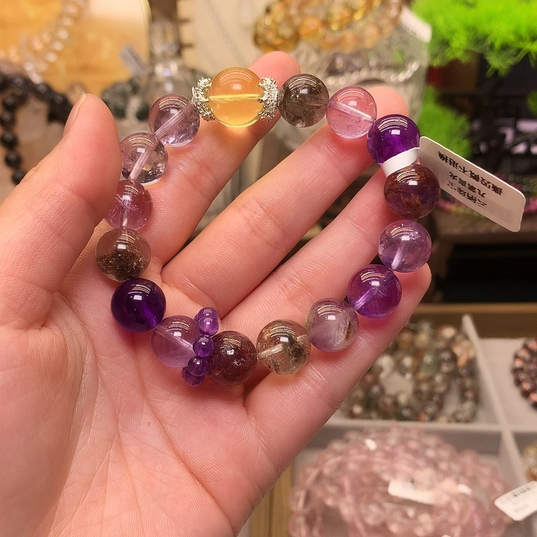 水晶手链合金九紫离火