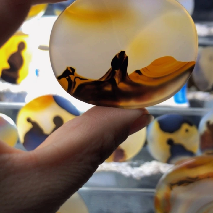 合金玛瑙/玉髓珠宝奇石36