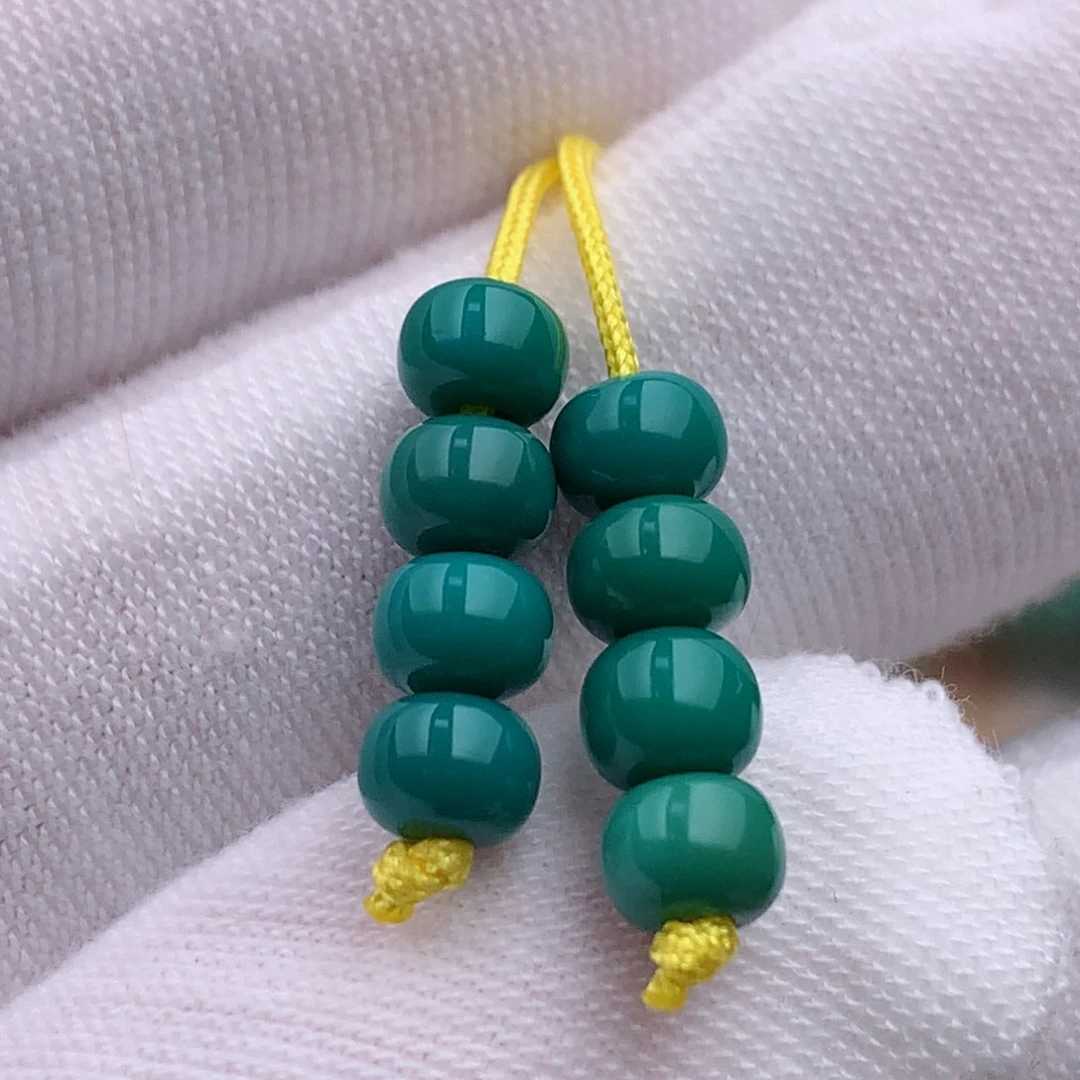 未镶嵌绿松石珠宝奇石4.8mm