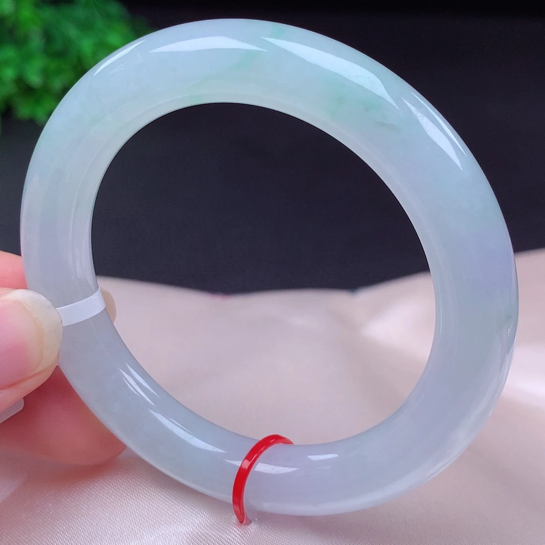 翡翠未镶嵌手镯54圈口680003