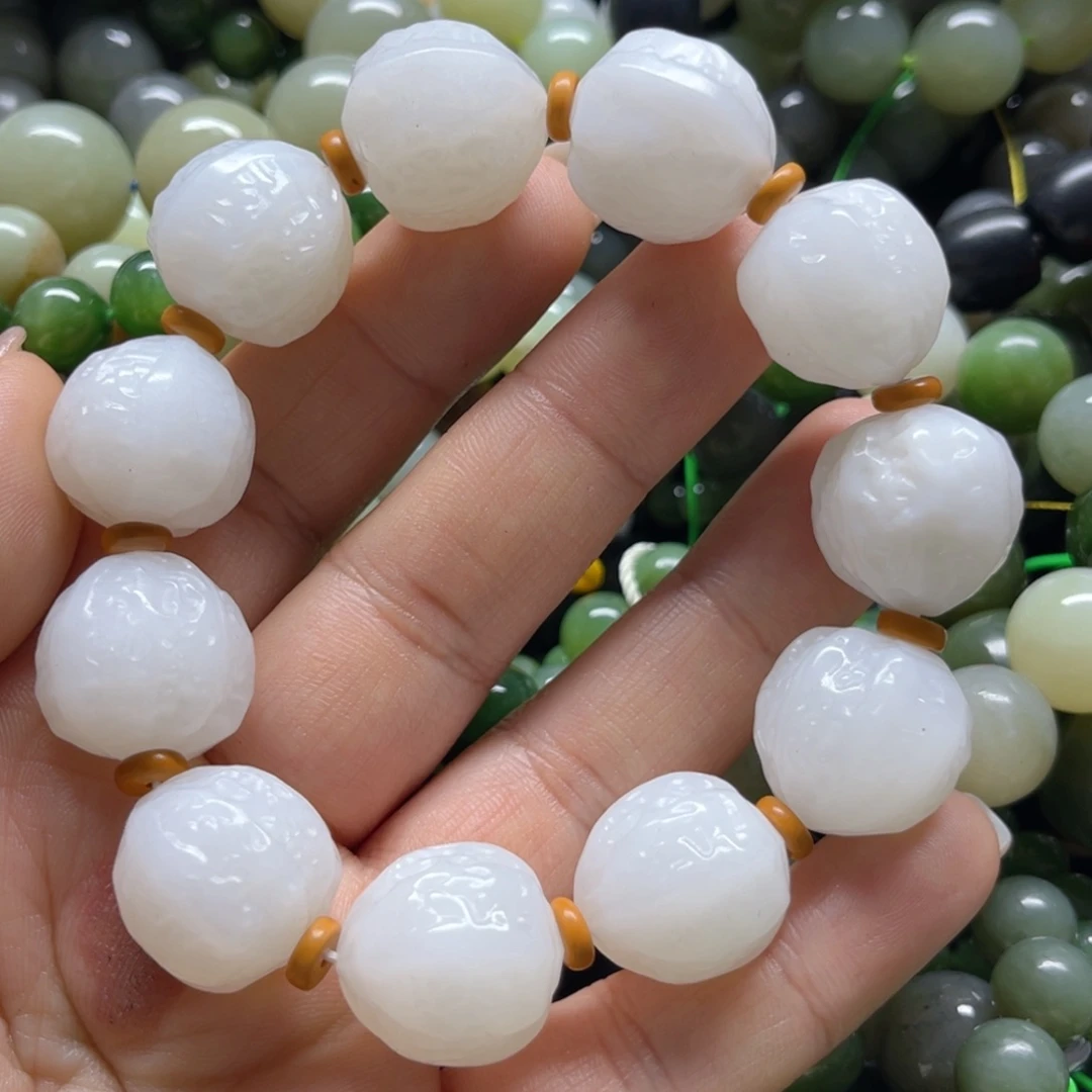 和田玉手链未镶嵌