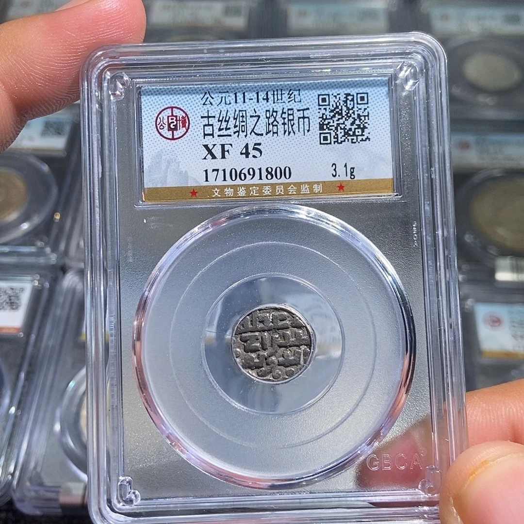 银大头古丝绸之路银币1800