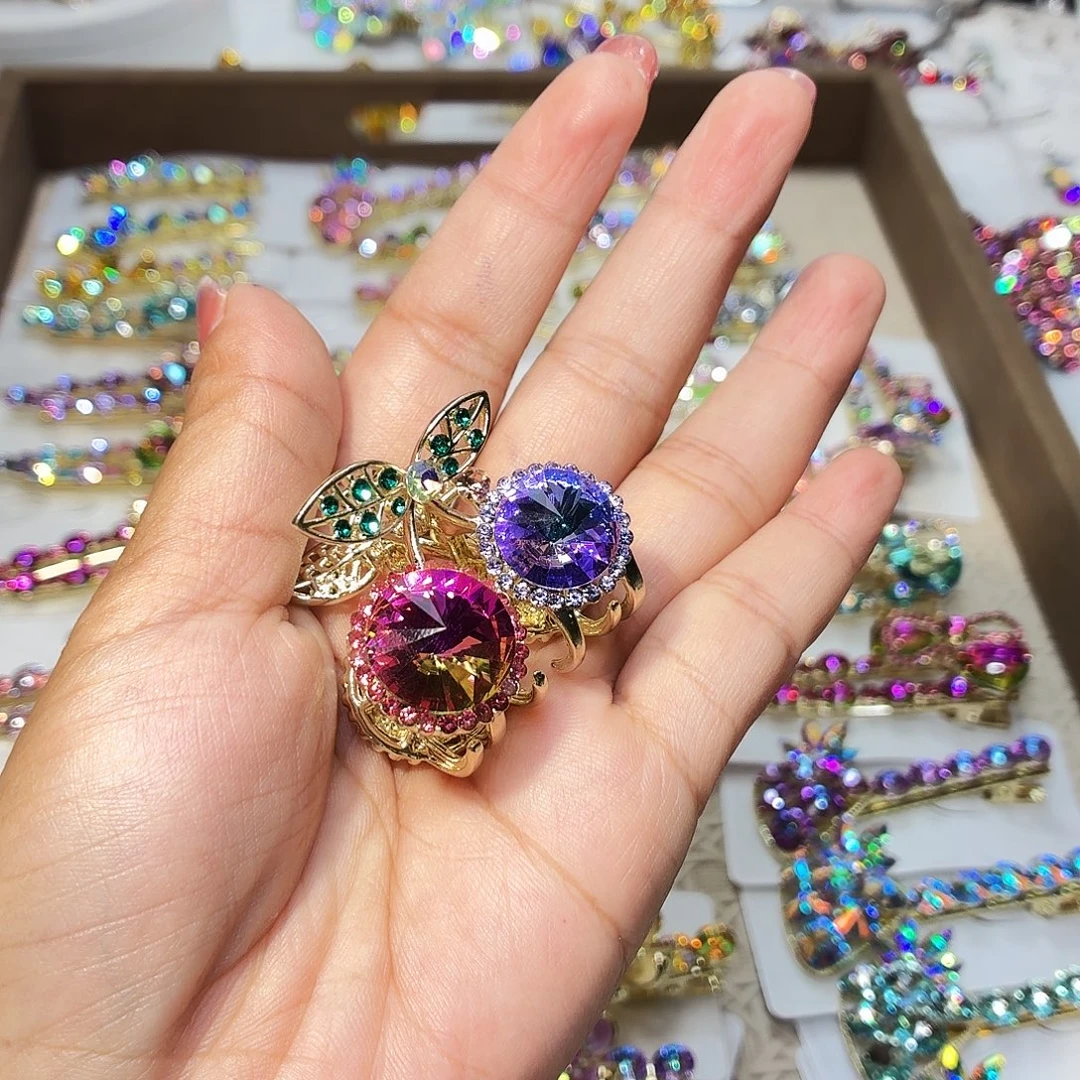 布艺铁合金发饰发夹发夹