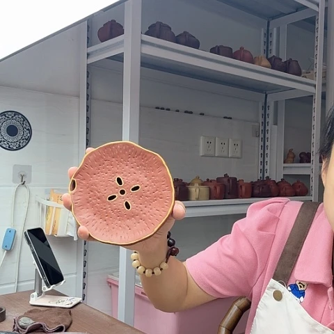 紫砂茶案储水壶承
