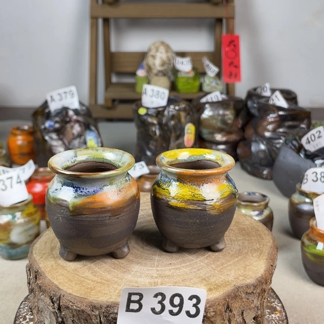 紫砂花盆拇指盆 内口3