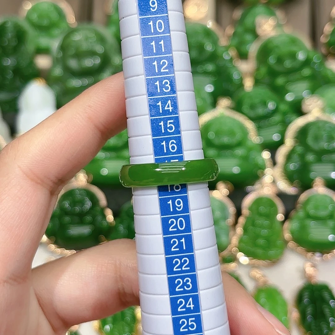 和田玉（碧玉）戒圈未镶嵌