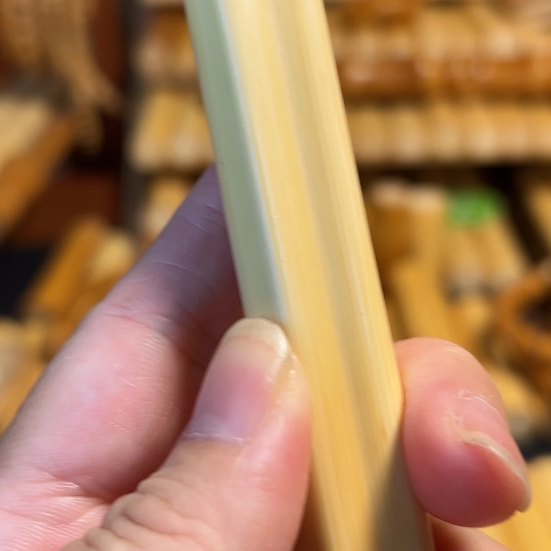 实心玉竹文文手把件