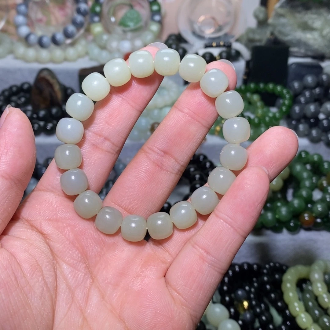 和田玉未镶嵌手链